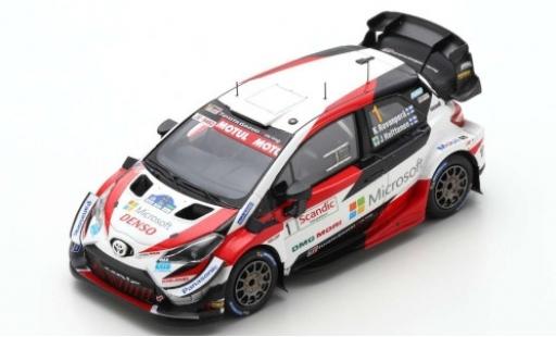 Modellautos Toyota Yaris 1/43 Spark WRC No.1 Gazoo Racing WRT Microsoft WRC Arctic Lapland Rally 2020 K.Rovanperä/J.Halttunen Toyota Yaris 1/43 Spark WRC No.1 Gazoo Racing WRT Microsoft WRC Arctic Lapland Rally 2020 K.Rovanperä/J.Halttunen modellautos