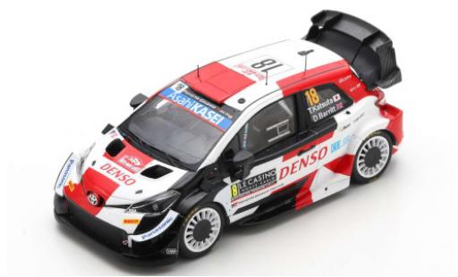 Modellautos Toyota Yaris 1/43 Spark WRC No.18 Gazoo Racing Rallye WM Rallye Monte Carlo 2021 T.Katsuta/D.Barritt Toyota Yaris 1/43 Spark WRC No.18 Gazoo Racing Rallye WM Rallye Monte Carlo 2021 T.Katsuta/D.Barritt modellautos