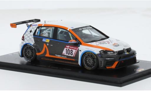 Volkswagen Golf 1/43 Spark VII TCR DSG No.108 sharky-racing by MSC Sinzig e.V. 24h Nürburgring 2023 1:43 modellautos