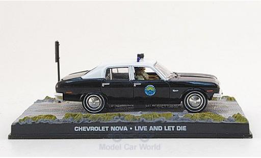Modellautos Chevrolet Nova 1/43 SpecialC schwarz/weiss James Bond 007 1973 Police Leben und sterben lassen ohne Vitrine Chevrolet Nova 1/43 SpecialC schwarz/weiss James Bond 007 1973 Police Leben und sterben lassen ohne Vitrine modellautos