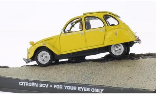 Modellautos Citroen 2CV 1/43 SpecialC 6 gelb James Bond 007 In tödlicher Mission ohne Vitrine Citroen 2CV 1/43 SpecialC 6 gelb James Bond 007 In tödlicher Mission ohne Vitrine modellautos