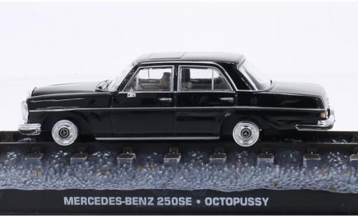 Mercedes 250 1/43 SpecialC SE (W108) schwarz James Bond 007 Octopussy ohne Vitrine modellautos
