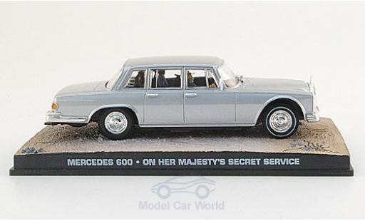 Modellautos Mercedes 600 1/43 SpecialC silber James Bond 007 1969 Im Geheimdienst Ihrer Majestät ohne Vitrine Mercedes 600 1/43 SpecialC silber James Bond 007 1969 Im Geheimdienst Ihrer Majestät ohne Vitrine modellautos