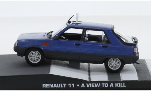 Modellautos Renault 11 1/43 SpecialC mettalic blau James Bond 007 A View To A Kill ohne Vitrine Renault 11 1/43 SpecialC mettalic blau James Bond 007 A View To A Kill ohne Vitrine modellautos