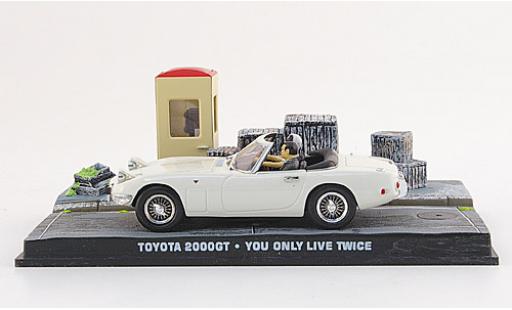 Modellautos Toyota 2000 GT 1/43 SpecialC Cabriolet weiss James Bond 007 1967 Man lebt nur zweimal ohne Vitrine Toyota 2000 GT 1/43 SpecialC Cabriolet weiss James Bond 007 1967 Man lebt nur zweimal ohne Vitrine modellautos