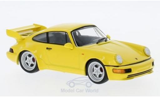 Modellautos Porsche 964 RS 1/43 SpecialC 911 RS 3.8 gelb 1992 911 Collection Porsche 964 RS 1/43 SpecialC 911 RS 3.8 gelb 1992 911 Collection modellautos