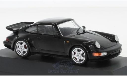 Modellautos Porsche 964 Turbo 1/43 SpecialC 911 Turbo schwarz 1990 911 Collection Porsche 964 Turbo 1/43 SpecialC 911 Turbo schwarz 1990 911 Collection modellautos