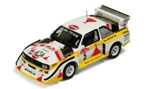 Modellautos Audi Sport Quattro 1/43 SpecialC Sport quattro E2 No.5 HB Team Rallye WM Rallye San Remo 1985 W.Röhrl/C.Geistdörfer ohne Vitrine Audi Sport Quattro 1/43 SpecialC Sport quattro E2 No.5 HB Team Rallye WM Rallye San Remo 1985 W.Röhrl/C.Geistdörfer ohne Vitrine modellautos