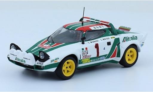 Modellautos Lancia Stratos 1/43 SpecialC HF No.1 Alitalia Rallye WM Rallye Monte Carlo 1977 S.Munari/S.Maiga ohne Vitrine Lancia Stratos 1/43 SpecialC HF No.1 Alitalia Rallye WM Rallye Monte Carlo 1977 S.Munari/S.Maiga ohne Vitrine modellautos