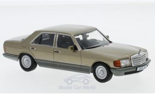 Modellautos Mercedes 500 1/43 SpecialC SE (W126) mettalic beige 1979 ohne Vitrine Mercedes 500 1/43 SpecialC SE (W126) mettalic beige 1979 ohne Vitrine modellautos