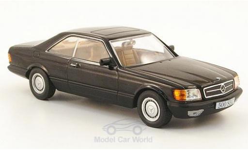 Modellautos Mercedes 500 1/43 SpecialC SEC (C126) schwarz 1981 ohne Vitrine Mercedes 500 1/43 SpecialC SEC (C126) schwarz 1981 ohne Vitrine modellautos