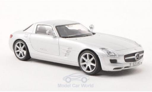 Mercedes SLS 1/43 SpecialC AMG (C197) silber 2010 ohne Vitrine modellautos