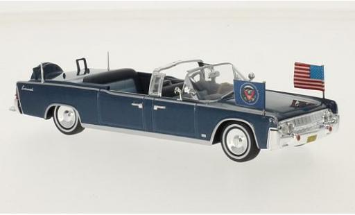 Modellautos Lincoln Continental 1/43 SpecialC Limousine SS-100-X mettalic blau J. F. Kennedy sans Vitrine Lincoln Continental 1/43 SpecialC Limousine SS-100-X mettalic blau J. F. Kennedy sans Vitrine modellautos
