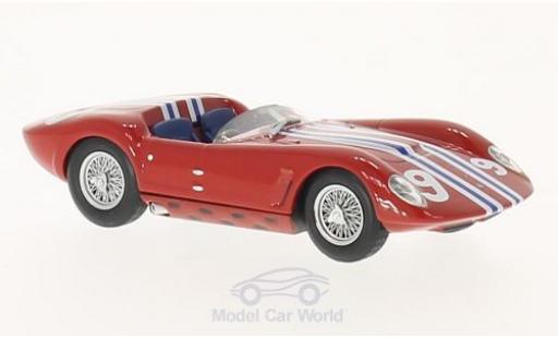 Modellautos Maserati Tipo 1/43 SpecialC 61 No.9 Birdcage-Drogo GT Trophy 1963 L.Casner ohne Vitrine Maserati Tipo 1/43 SpecialC 61 No.9 Birdcage-Drogo GT Trophy 1963 L.Casner ohne Vitrine modellautos