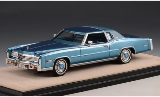 Modellautos Cadillac Eldorado 1/43 Stamp Models Biarritz mettalic blau 1978 Cadillac Eldorado 1/43 Stamp Models Biarritz mettalic blau 1978 modellautos