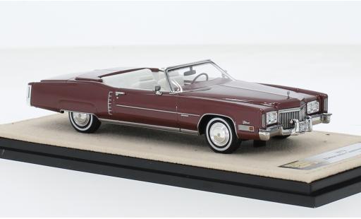 Modellautos Cadillac Eldorado 1/18 Stamp Models Cabriolet metallise rot 1972 1:18 Cadillac Eldorado 1/18 Stamp Models Cabriolet metallise rot 1972 1:18 modellautos