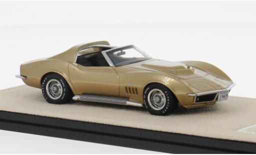 Chevrolet Corvette 1/43 Stamp Models L88 gold 1969 1:43 modellautos