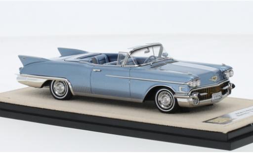 Modellautos Cadillac Eldorado 1/43 Stamp Models Biarritz Raindrop metallise bleu clair 1958 Cadillac Eldorado 1/43 Stamp Models Biarritz Raindrop metallise bleu clair 1958 modellautos