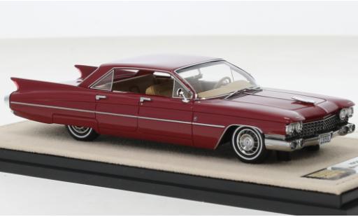 Modellautos Cadillac Eldorado 1/43 Stamp Models Brougham Pininfarina metallise rouge foncé 1959 Cadillac Eldorado 1/43 Stamp Models Brougham Pininfarina metallise rouge foncé 1959 modellautos