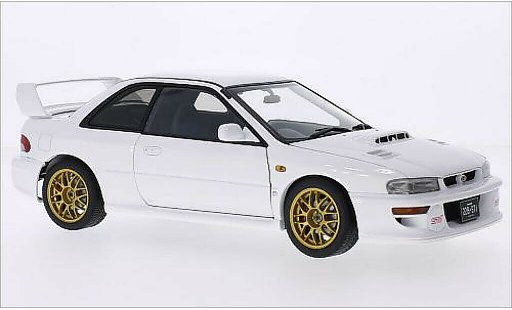 Subaru Impreza 22B 1/18 Autoart weiss 1998 modellautos