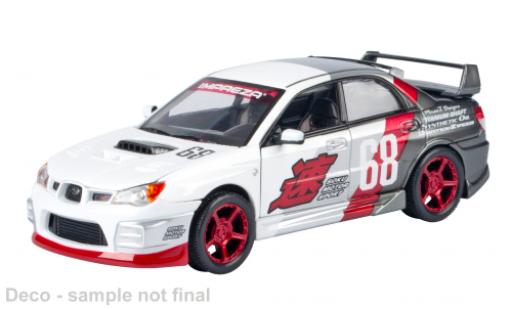 Subaru Impreza 1/24 Motormax WRX STi weiss/grau 1:24 modellautos