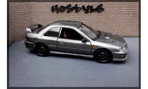 Subaru Impreza Type R 1/18 Autoart gt turbo sti grau carbone modellautos