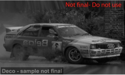 Modellautos Audi Quattro 1/18 Sun Star quattro A1 Lotto Haspengouwrally 1983 #3 1:18 Audi Quattro 1/18 Sun Star quattro A1 Lotto Haspengouwrally 1983 #3 1:18 modellautos