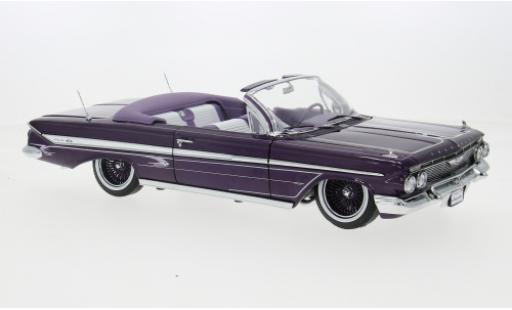 Chevrolet Impala 1/18 Sun Star Cabriolet Lowrider violett 1961 1:18 modellautos