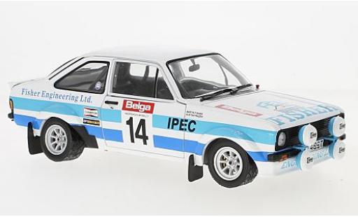 Modellautos Ford Escort 1/18 Sun Star II RS1800 No.14 Rally Ypern 1981 B.Fisher/A.Frazer Ford Escort 1/18 Sun Star II RS1800 No.14 Rally Ypern 1981 B.Fisher/A.Frazer modellautos