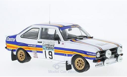 Modellautos Ford Escort 1/18 Sun Star MK II RS 1800 No.19 Rothmans Rallye WM RAC Rallye 1980 mit Decals T.Mäkinen/M.Holmes Ford Escort 1/18 Sun Star MK II RS 1800 No.19 Rothmans Rallye WM RAC Rallye 1980 mit Decals T.Mäkinen/M.Holmes modellautos