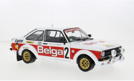Modellautos Ford Escort 1/18 Sun Star Mk II RS 1800 No.2 Belga Rallye du Condroz 1979 1:18 Ford Escort 1/18 Sun Star Mk II RS 1800 No.2 Belga Rallye du Condroz 1979 1:18 modellautos