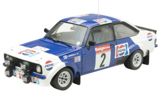 Modellautos Ford Escort 1/18 Sun Star MkII RS1800 No.2 Pepsi Circuit des Ardennes 1983 mit Decals P.Airikkala/J.Piironen Ford Escort 1/18 Sun Star MkII RS1800 No.2 Pepsi Circuit des Ardennes 1983 mit Decals P.Airikkala/J.Piironen modellautos
