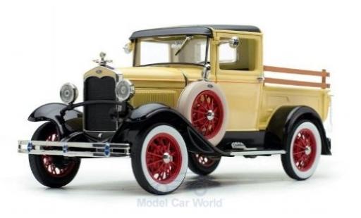 Modellautos Ford Model A 1/18 Sun Star Pick Up gelb/schwarz 1931 Ford Model A 1/18 Sun Star Pick Up gelb/schwarz 1931 modellautos