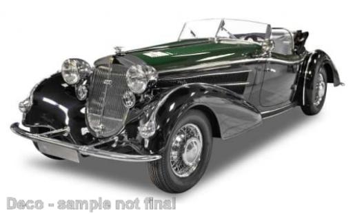 Horch 855 1/18 Sun Star Roadster schwarz/metallise gr&uuml;n 1939 1:18 modellautos
