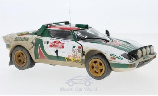 Modellautos Lancia Stratos 1/18 Sun Star HF No.1 Alitalia Rallye WM Rallye Sanremo 1976 Muddy Version S.Munari/S.Maiga Lancia Stratos 1/18 Sun Star HF No.1 Alitalia Rallye WM Rallye Sanremo 1976 Muddy Version S.Munari/S.Maiga modellautos