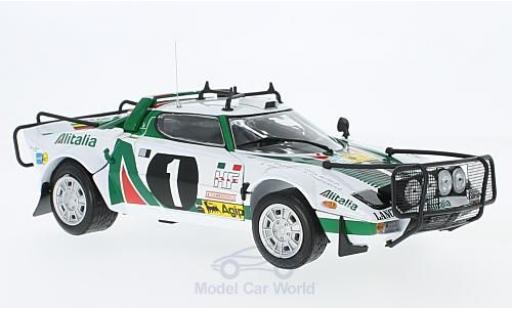 Lancia Stratos Rallye 1/18 Sun Star HF Rally No.1 Alitalia Rallye WM Safari Rallye 1976 B.Waldegard/H.Thorszelius modellautos