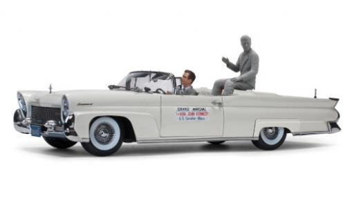 Lincoln Continental 1/18 Sun Star Mk III Cabrio mettalic grau John F.Kennedy in Oregon 1960 1958 mit 2 Figuren modellautos