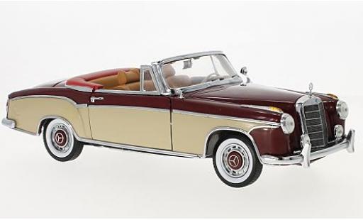 Modellautos Mercedes 220 1/18 Sun Star SE Cabriolet rot/beige 1958 Mercedes 220 1/18 Sun Star SE Cabriolet rot/beige 1958 modellautos