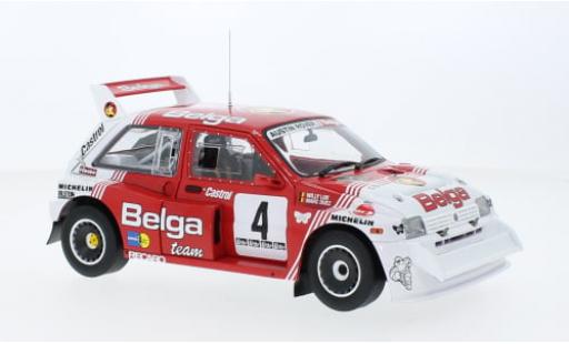 Modellautos MG Metro 1/18 Sun Star 6R4 No.4 Belga Lotto Bianchi Rallye 1986 1:18 MG Metro 1/18 Sun Star 6R4 No.4 Belga Lotto Bianchi Rallye 1986 1:18 modellautos