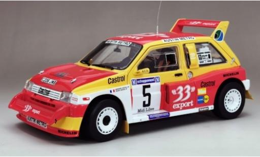 Modellautos MG Metro 1/18 Sun Star 6R4 No.5 33 Export Criterium des Cevennes 1986 D.Auriol/B.Occelli MG Metro 1/18 Sun Star 6R4 No.5 33 Export Criterium des Cevennes 1986 D.Auriol/B.Occelli modellautos