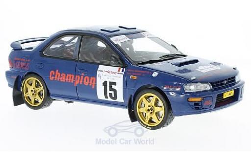 Modellautos Subaru Impreza 555 1/18 Sun Star 555 No.15 Tour de Corse 1996 M.Massarotto/Y.Bouzat Subaru Impreza 555 1/18 Sun Star 555 No.15 Tour de Corse 1996 M.Massarotto/Y.Bouzat modellautos
