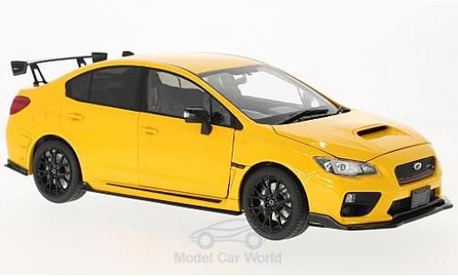Modellautos Subaru WRX STI 1/18 Sun Star STI (S207) gelb RHD 2015 NBR Challange Package Subaru WRX STI 1/18 Sun Star STI (S207) gelb RHD 2015 NBR Challange Package modellautos