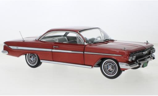 Modellautos Chevrolet Impala 1/18 Sun Star Sport Coupe metallise rouge foncé 1961 Chevrolet Impala 1/18 Sun Star Sport Coupe metallise rouge foncé 1961 modellautos