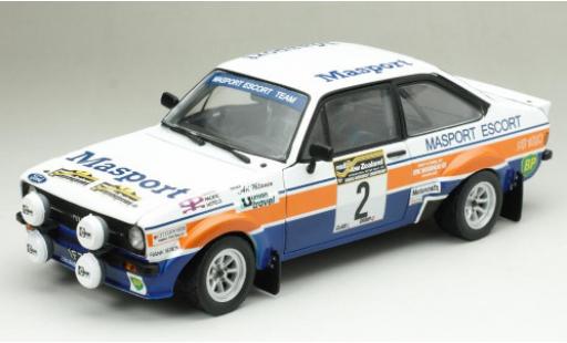 Modellautos Ford Escort 1/18 Sun Star MkII RS1800 No.2 Masport Rallye WM Rally Neuseeland 1977 Ford Escort 1/18 Sun Star MkII RS1800 No.2 Masport Rallye WM Rally Neuseeland 1977 modellautos