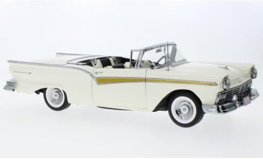Modellautos Ford Fairlane 1/18 Sun Star 500 Skyliner blanche 1957 Ford Fairlane 1/18 Sun Star 500 Skyliner blanche 1957 modellautos