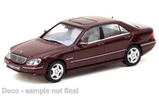 Mercedes Classe S 1/64 Tarmac Works S55 AMG metallise rot 1:64 modellautos