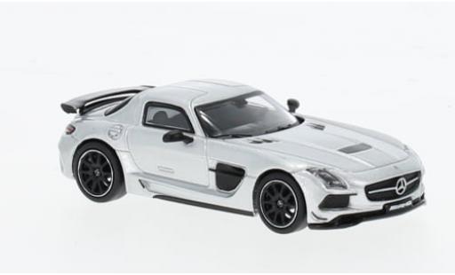 MG B 1/64 Tarmac Works Mercedes SLS A lack Series silber 1:64 modellautos