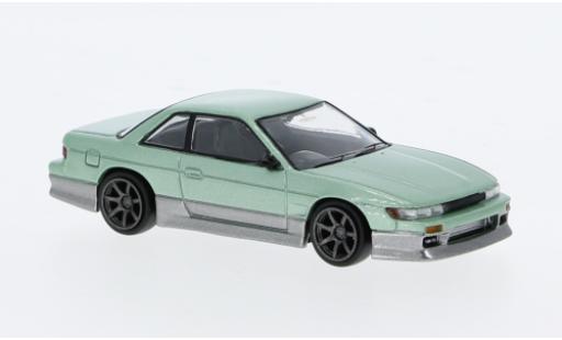 Modellautos Nissan Silvia 1/64 Tarmac Works (S13) Vertex metallise grün/grau 1:64 Nissan Silvia 1/64 Tarmac Works (S13) Vertex metallise grün/grau 1:64 modellautos