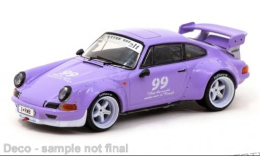 Porsche 911 1/64 Tarmac Works RWB Backdate lila 1:64 modellautos