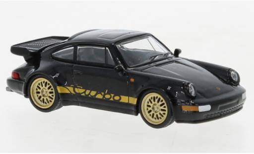 Modellautos Porsche 964 Turbo 1/64 Tarmac Works 911  noire Porsche 964 Turbo 1/64 Tarmac Works 911  noire modellautos